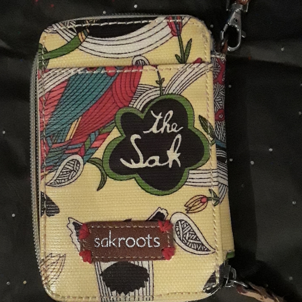 Sakroots Tropical Wristlet Purse Handbag